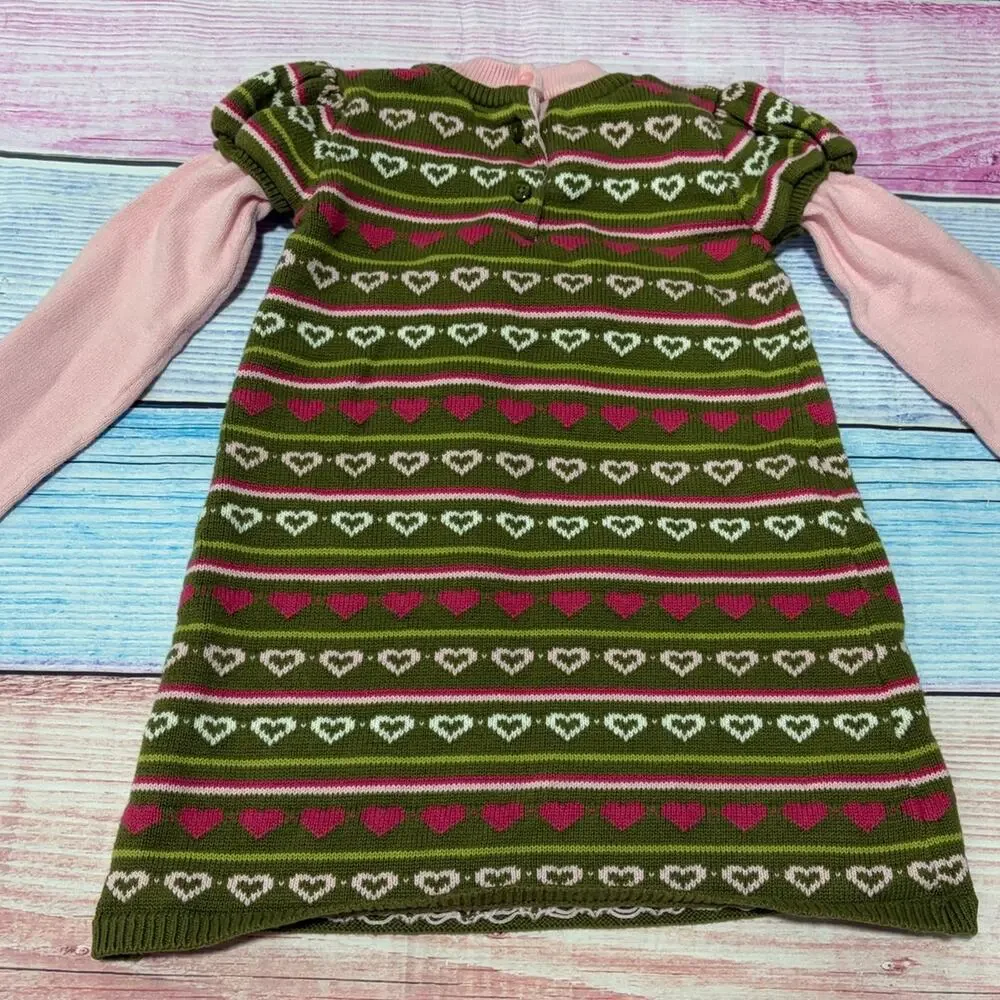 Gymboree Girls 5T Gingerbread Holiday Long Sleeve Tunic Top VGUC